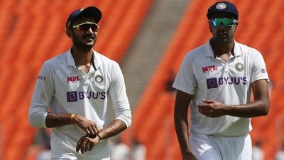 India spinner Axar Patel and R Ashwin (Twitter/BCCI) India spinner Axar Patel and R Ashwin (Twitter/BCCI)
