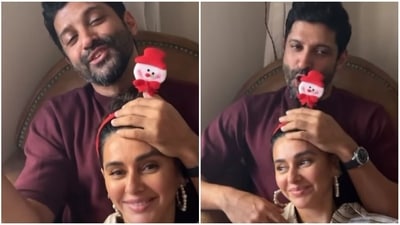 Farhan Akhtar sang Always On My Mind for Shibani Dandekar.