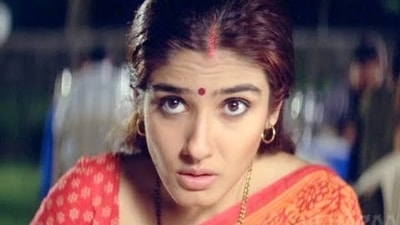 Raveena Tandon in a still from Shool. Raveena Tandon in a still from Shool. 