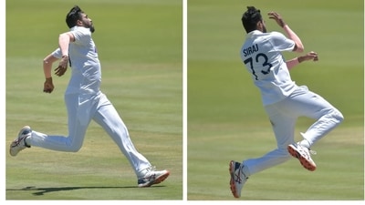 IND vs SA: Mohammed Siraj turns Cristiano Ronaldo in Centurion (Twitter/PLforIndia) IND vs SA: Mohammed Siraj turns Cristiano Ronaldo in Centurion (Twitter/PLforIndia)