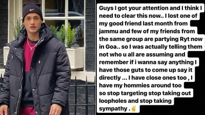 Asim Riaz gives an explanation. (Instagram) Asim Riaz gives an explanation. (Instagram)