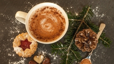 Hot chocolate: The beverage is quite in demand this season as foodies, specifically chocoholics love to indulge in the goodness of hot chocolate to warm up their winter evenings. "Right on top of the list as it’s my favourite midnight snack and my weakness too. I use two or three squares of dark chocolate and melt them in hot milk. There's no harm in adding a little dark chocolate to your diet," says Chef Kunal Kapur. (Pixabay) Hot chocolate: The beverage is quite in demand this season as foodies, specifically chocoholics love to indulge in the goodness of hot chocolate to warm up their winter evenings. "Right on top of the list as it’s my favourite midnight snack and my weakness too. I use two or three squares of dark chocolate and melt them in hot milk. There's no harm in adding a little dark chocolate to your diet," says Chef Kunal Kapur. (Pixabay)