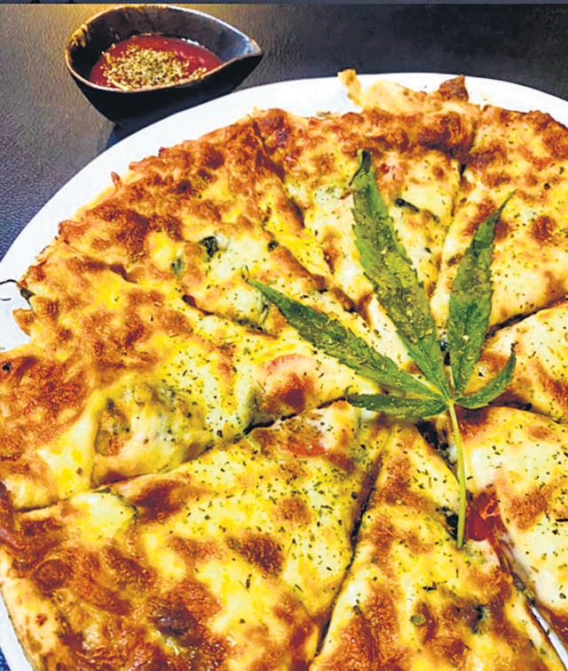 This pizza is also popularly known as the Crazy Happy Pizza This pizza is also popularly known as the Crazy Happy Pizza