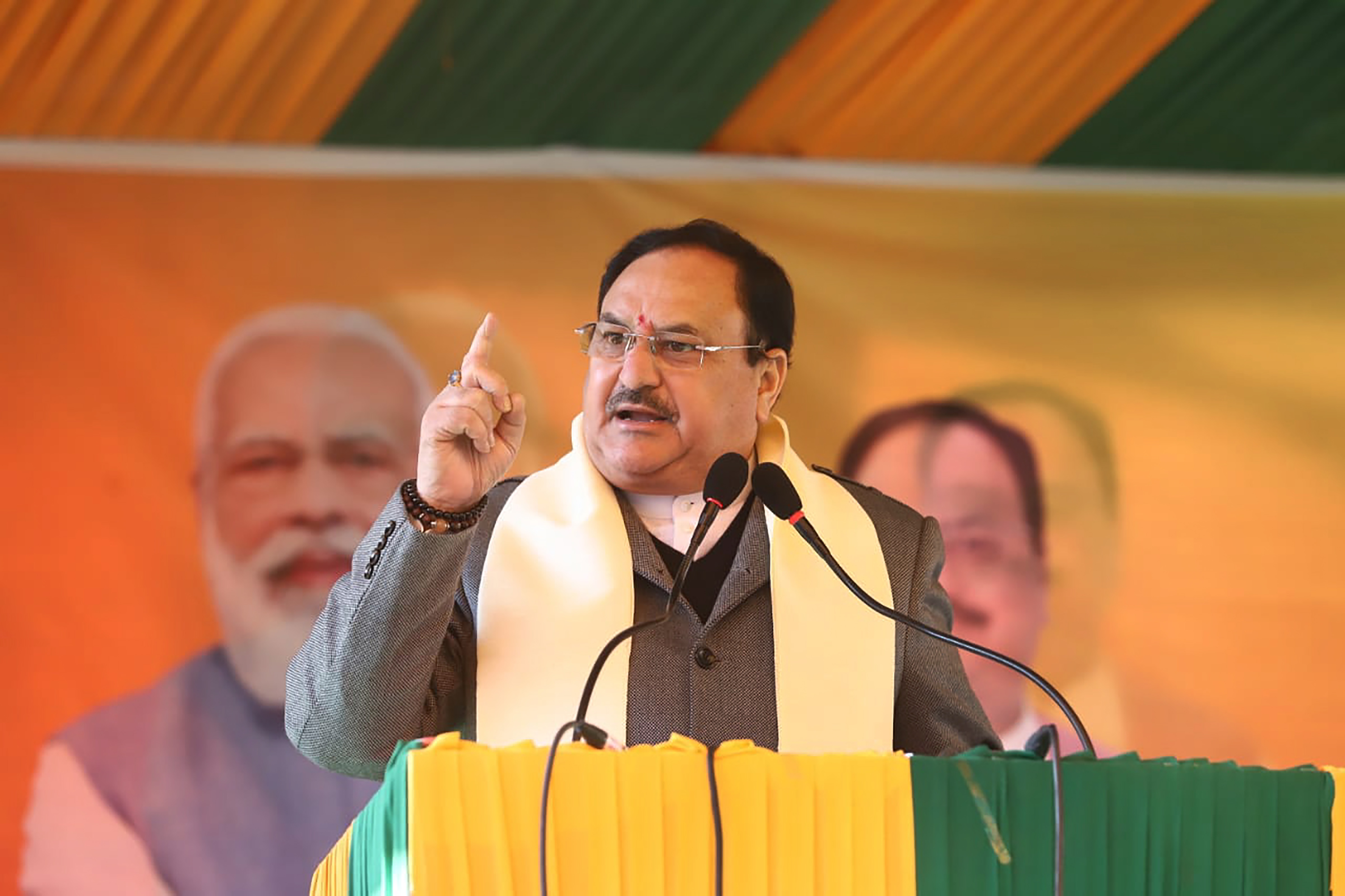 BJP national president JP Nadda was in the poll-bound state on December 18 and 26. (PTI file photo)