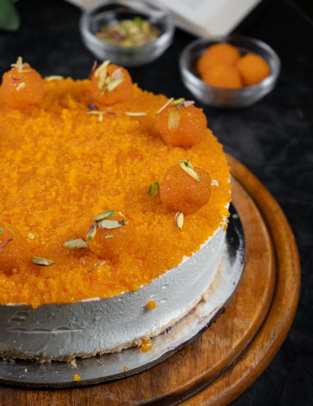 Boondi Laddoo Cheesecake Recipe How to Make Boondi Laddoo Cheesecake  Recipe  Homemade Boondi Laddoo Cheesecake Recipe