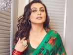 Loved Rani Mukerji's green raw silk saree for Bigg Boss 15? Here's what it costs (Instagram/laramorakhia) Loved Rani Mukerji's green raw silk saree for Bigg Boss 15? Here's what it costs (Instagram/laramorakhia)