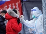 Xi’an reported 151 infections on Wednesday, down from 175 on Tuesday, as residents have been asked to stay indoors and driving is banned.(AFP) Xi’an reported 151 infections on Wednesday, down from 175 on Tuesday, as residents have been asked to stay indoors and driving is banned.(AFP)