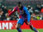 Barcelona's Ousmane Dembele controls the ball during the Spanish La Liga soccer match between Barcelona and Elche at the Camp Nou stadium, in Barcelona, Spain.(AP) Barcelona's Ousmane Dembele controls the ball during the Spanish La Liga soccer match between Barcelona and Elche at the Camp Nou stadium, in Barcelona, Spain.(AP)
