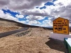 Umling La Pass, located in eastern Ladakh at an altitude of 19,300 feet above sea level, now has the world's highest motorable road. Umling La Pass, located in eastern Ladakh at an altitude of 19,300 feet above sea level, now has the world's highest motorable road.