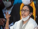 West Bengal chief minister Mamata Banerjee held an administrative meeting on Wednesday, December 29, 2021.(PTI) West Bengal chief minister Mamata Banerjee held an administrative meeting on Wednesday, December 29, 2021.(PTI)