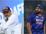 Ravi Shastri (L) points out the ‘biggest challenge’ for Rohit Sharma.(Getty/AP) Ravi Shastri (L) points out the ‘biggest challenge’ for Rohit Sharma.(Getty/AP)