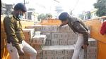 Police recovered smuggled liquor bottles from a truck in Patna on December 07. (HT FIle) Police recovered smuggled liquor bottles from a truck in Patna on December 07. (HT FIle)