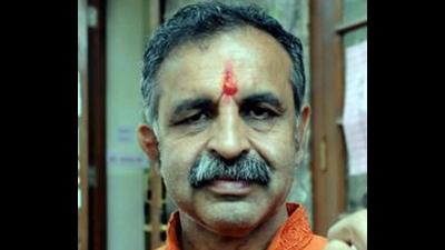 Milind Ekbote of Samast Hindu Aghadi. (HT PHOTO) Milind Ekbote of Samast Hindu Aghadi. (HT PHOTO)