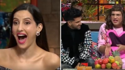 Krushna Abhishek left Nora Fatehi shocked on The Kapil Sharma Show. Krushna Abhishek left Nora Fatehi shocked on The Kapil Sharma Show.
