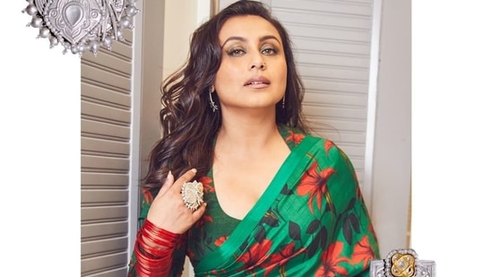 Loved Rani Mukerji's green raw silk saree for Bigg Boss 15? Here's what it  costs | Fashion Trends - Hindustan Times