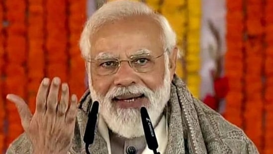 Prime Minister Narendra Modi was in Kanpur on Tuesday. (ANI Photo) Prime Minister Narendra Modi was in Kanpur on Tuesday. (ANI Photo)