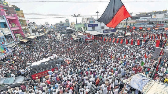 This was the first Tamil Nadu assembly election that saw no stalwarts like late J Jayalalithaa and M Karunanidhi. (PTI) This was the first Tamil Nadu assembly election that saw no stalwarts like late J Jayalalithaa and M Karunanidhi. (PTI)