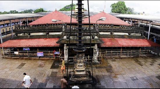 The Kollur Sri Mookambika temple in Udupi comes under the Karnataka hindu religious institutions and charitable endowment department. (ANI)