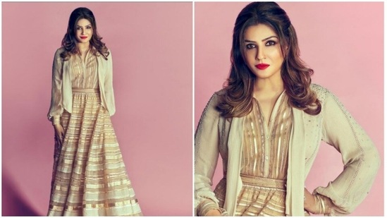 Raveena Tandon's sense of sartorial fashion always has our heart. Be it a traditional attire or decking up in a sassy winter ensemble, Raveena keeps setting the fashion bar higher for us to conquer. A day back, Raveena shared a slew of pictures on her Instagram profile from one of her recent fashion photoshoots and made us swoon like anything.(Instagram/@officialraveenatandon)