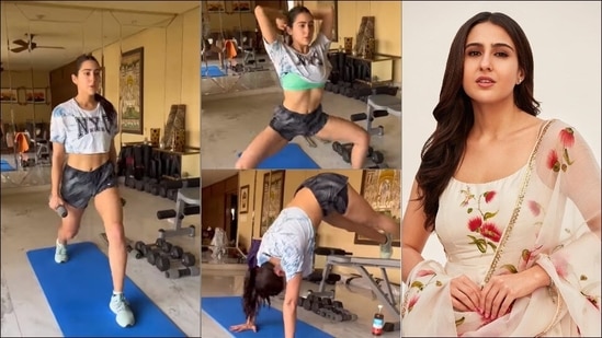 Sara Ali Khan's fitness video pushes us to burn unwanted body fat this New Year &nbsp;(Instagram/saraalikhan95)