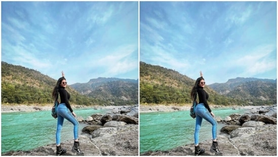 Inside Amyra Dastur's Rishikesh trip with 'mountains ahead'(Instagram/@amyradastur93)