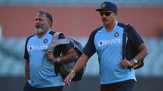 Bharat Arun and Ravi Shastri. (Getty) Bharat Arun and Ravi Shastri. (Getty)