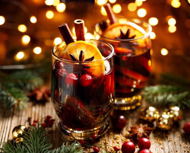 Mulled wine is typically made by infusing red wine with warm spices over low flame. (Shutterstock)