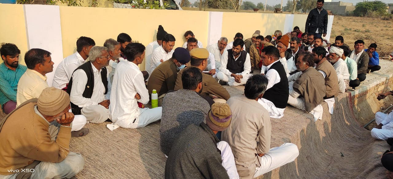 Hanumangarh district police officers promised villagers protesting outside Khuiyan police station that the stolen donkeys will be found within 15 days.