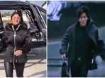 Shilpa Shetty recreated Shah Rukh Khan's Kabhi Khushi Kabhie Gham helicopter scene. Shilpa Shetty recreated Shah Rukh Khan's Kabhi Khushi Kabhie Gham helicopter scene.