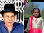 Dharmendra has shared a picture of his cook's daughter. Dharmendra has shared a picture of his cook's daughter.