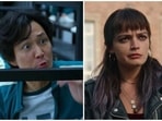 Stills from Netflix shows Squid Game and Sex Education. Stills from Netflix shows Squid Game and Sex Education.