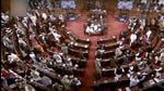 A view of the Rajya Sabha. (ANI) A view of the Rajya Sabha. (ANI)
