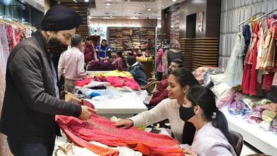 The garment traders in Ludhiana, meanwhile, stated that the move to increase GST will hit the sector even harder as they were suffering in terms of sales during the winter season (Harsimar Pal Singh/Hindustan Times) The garment traders in Ludhiana, meanwhile, stated that the move to increase GST will hit the sector even harder as they were suffering in terms of sales during the winter season (Harsimar Pal Singh/Hindustan Times)