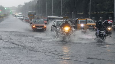 The India Meteorological Department (IMD) issued a red alert for Chennai and three adjoining districts following the downpour that came after record-breaking rains crippled the capital in November. (ANI)