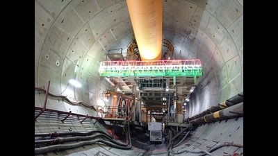 BMC completes 2km of tunnel boring for coastal road project (HT) BMC completes 2km of tunnel boring for coastal road project (HT)