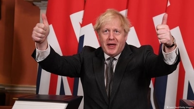 British Prime Minister Boris Johnson signed the Brexit trade deal just two days before it took effect on January 1. (Deutsche Welle) British Prime Minister Boris Johnson signed the Brexit trade deal just two days before it took effect on January 1. (Deutsche Welle)