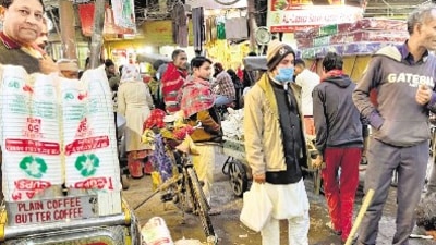 Chitli Qabar Chowk in Delhi's Walled City