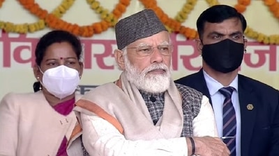 PM Modi addressed a gathering in Haldwani, Uttarakhand, on Thursday. PM Modi addressed a gathering in Haldwani, Uttarakhand, on Thursday.