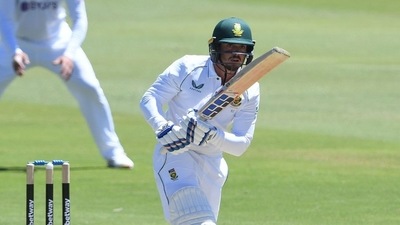 Quinton de Kock during the 1st Test against India. (Twitter/CSA) Quinton de Kock during the 1st Test against India. (Twitter/CSA)