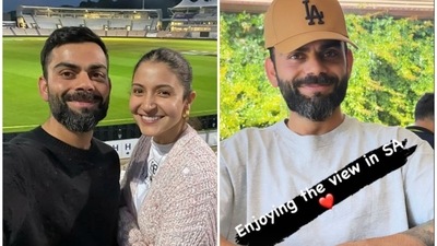 Anushka Sharma is ‘enjoying the view in South Africa’. Anushka Sharma is ‘enjoying the view in South Africa’.