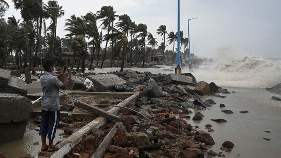 Cyclones Yaas and Tauktae — both hit India — ranked 4th and 5th, accounting for $3 billion and $1.5 billion respectively(AFP)