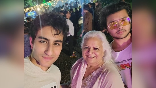 Ibrahim Ali Khan was one of the guests at Salman Khan’s birthday party at his Panvel farmhouse.