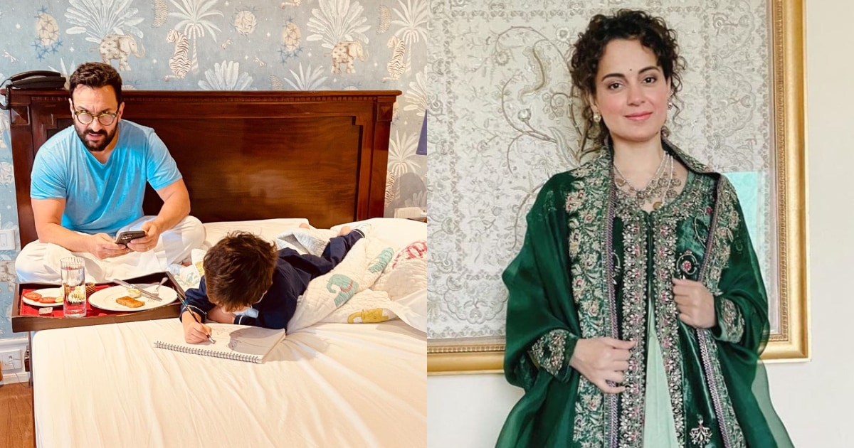 Kareena Kapoor gives a glimpse of breakfast and the Khan house. Kangana Ranaut reacts.&nbsp;