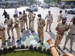 Mumbai Police personnel are seen in this file photo.&nbsp;