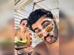 Arjun Kapoor and Malaika Arora featured in each other’s posts wishing fans a happy new year.