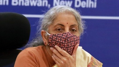 Union finance and corporate affairs minister Nirmala Sitharaman&nbsp; (Amlan Paliwal)