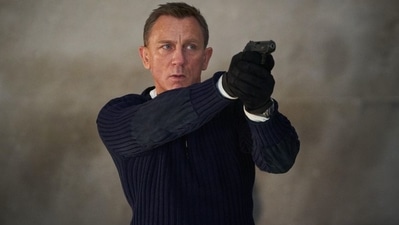 Daniel Craig as James Bond in No Time to Die. Daniel Craig as James Bond in No Time to Die.