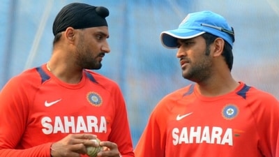 Harbhajan Singh and MS Dhoni. (Getty) Harbhajan Singh and MS Dhoni. (Getty)