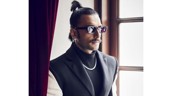 2021 Wouldn't Have Ended If Ranveer Singh Didn't Make A Striking Style  Statement With Double Ponytails And A Black And White Suit