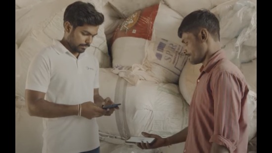 Local processors commit to collecting and sorting waste. They can then sell it to recyclers via the app too. (Photo courtesy Recykal) Local processors commit to collecting and sorting waste. They can then sell it to recyclers via the app too. (Photo courtesy Recykal)